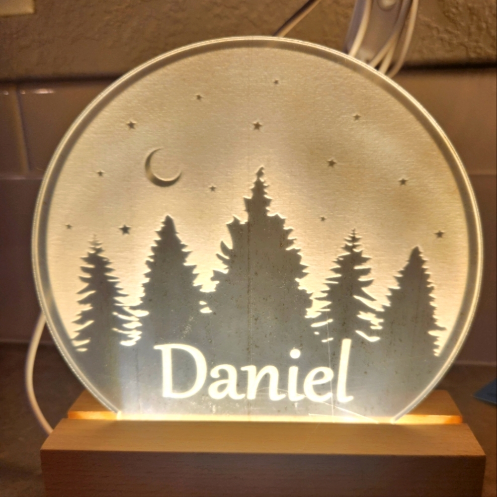NEW Custom Built "Daniel" Mountain Sky Lamp